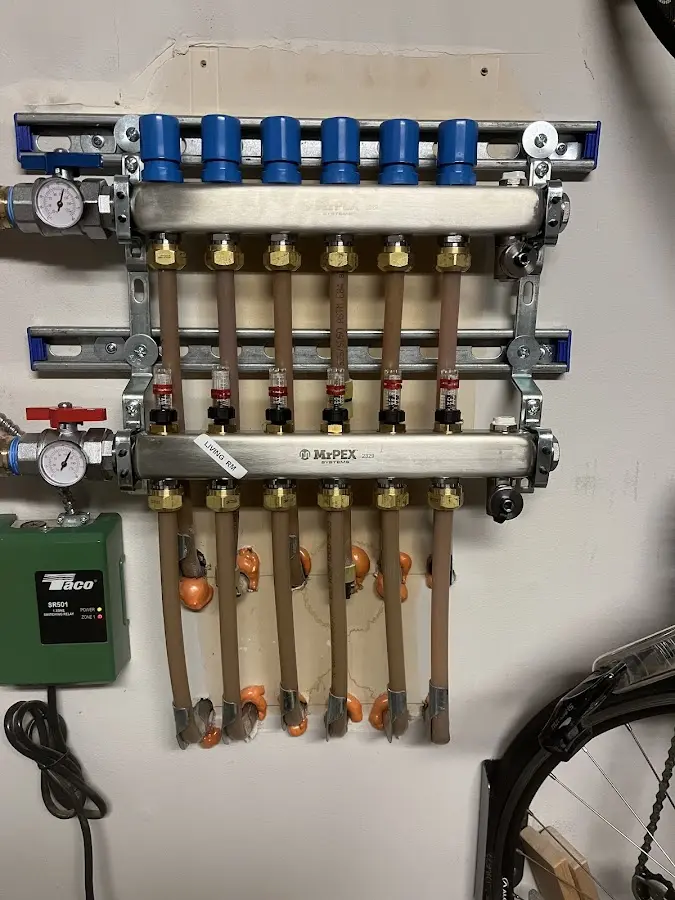 Plumber performing Leak Detection at a residential property in Granbury